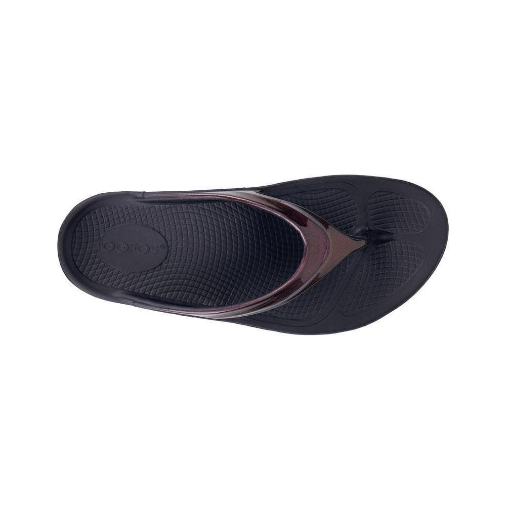 Oofos Womens Oolala Sandal Cabernet - Donaghys