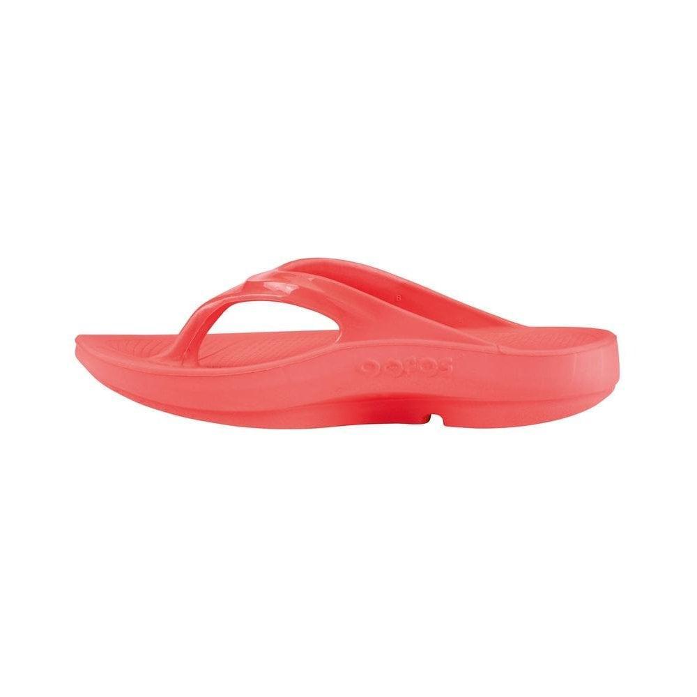 Oofos Womens Oolala Sandal Coral Donaghys