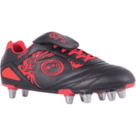 Optimum Razor senior black and red rugby boots