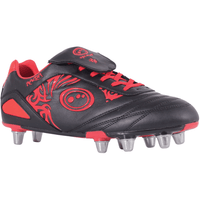 Optimum Razor senior black and red rugby boots