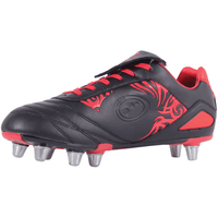 Optimum Razor senior black and red rugby boots