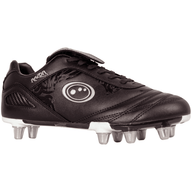 Optimum Razor senior black and silver rugby boots