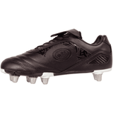 Optimum Razor senior black and silver rugby boots