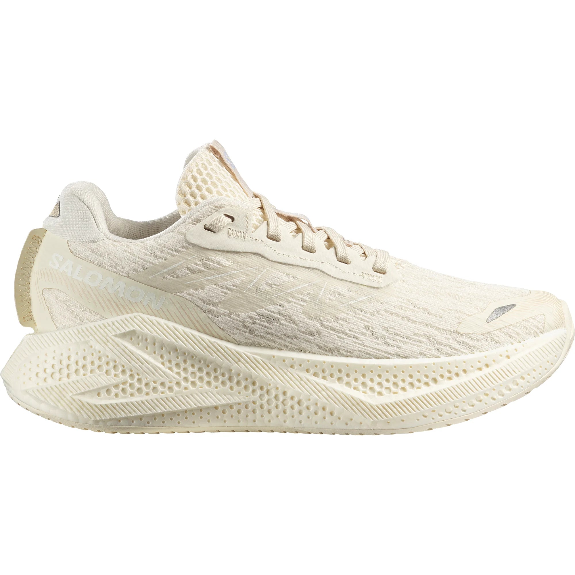 Salomon Womens Trainer Aero Glide 4 Vanilla Ice/White