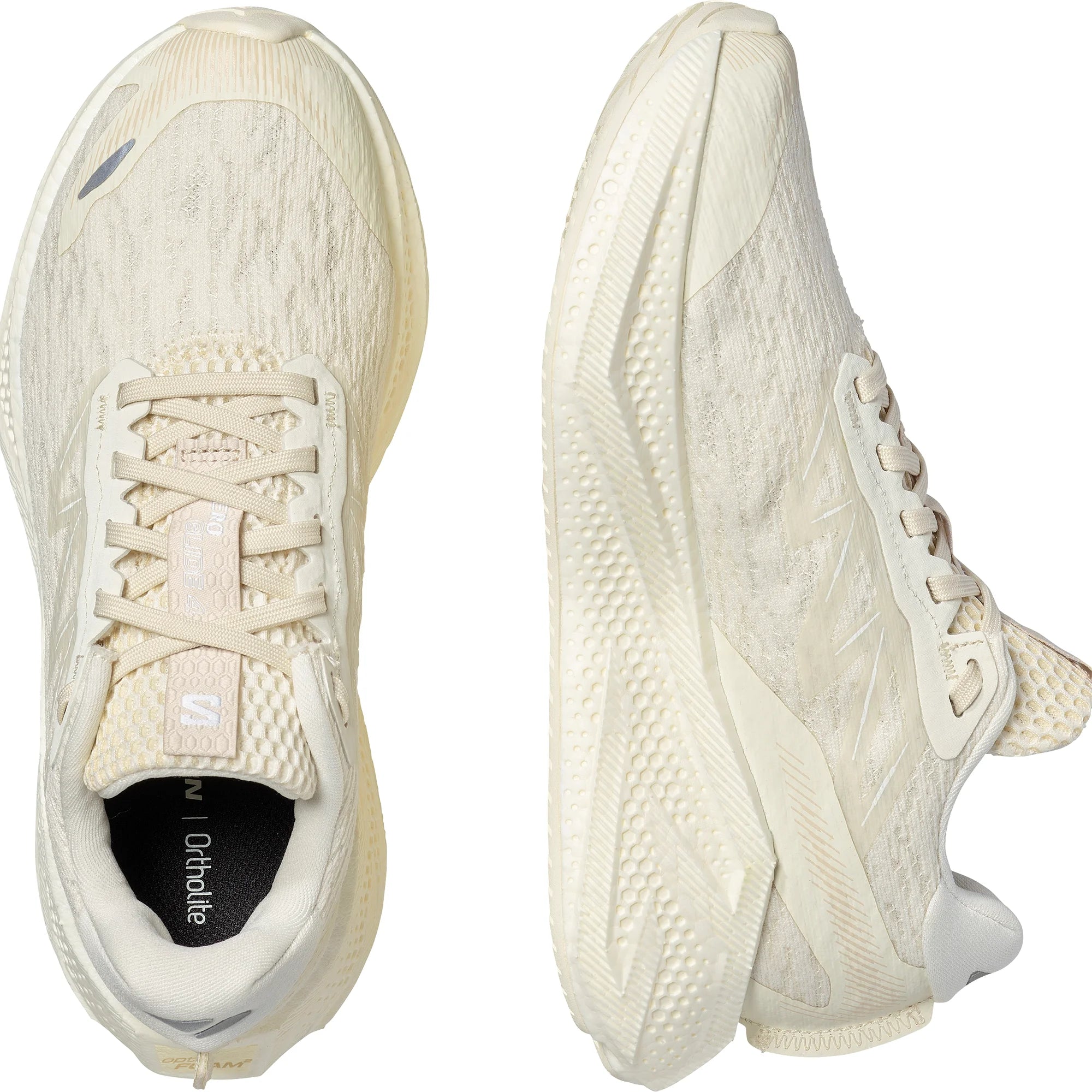 Salomon Womens Trainer Aero Glide 4 Vanilla Ice/White