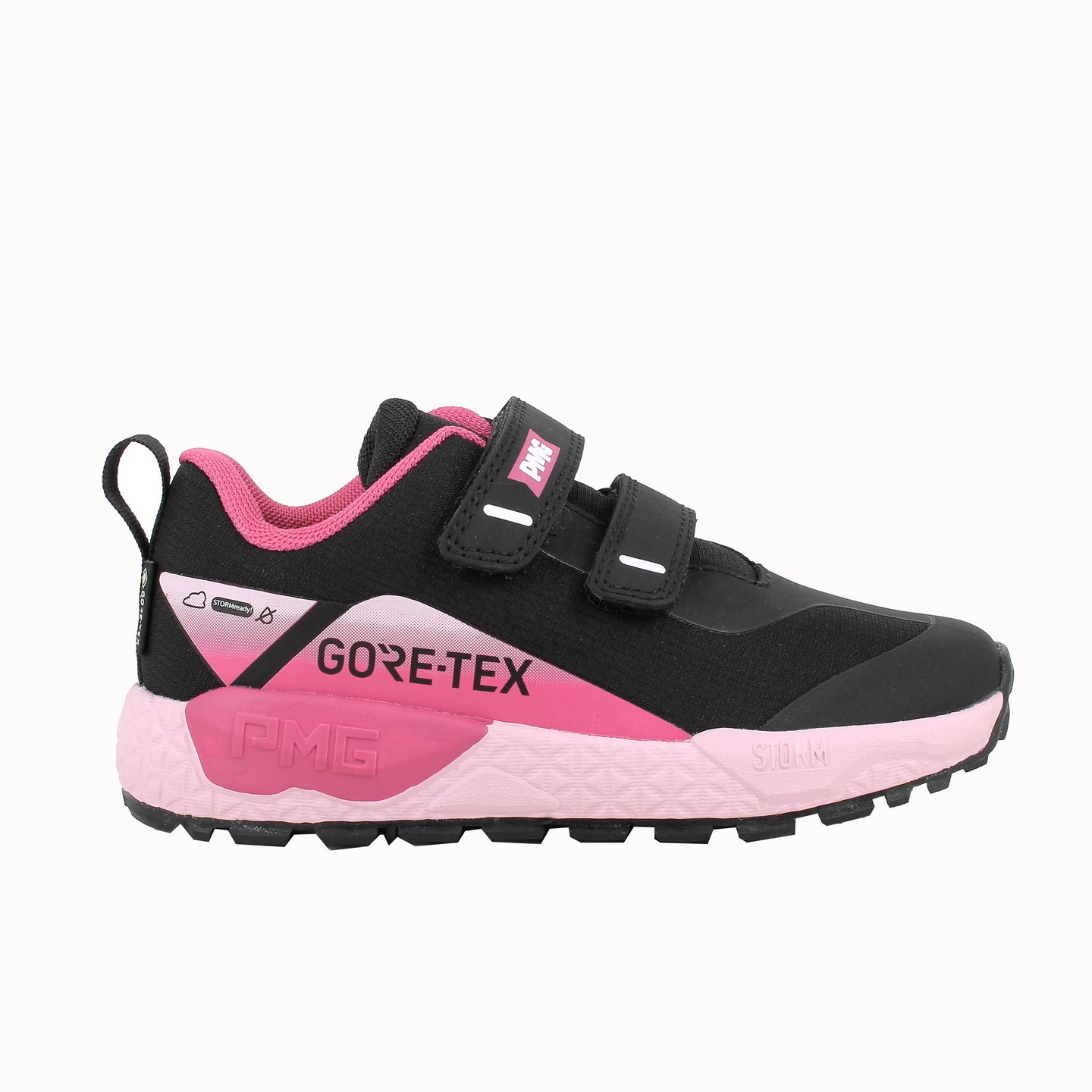 Primigi girls' black and pink trainer