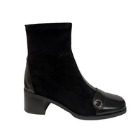 Patrizio Como Womens Ankle Boots Serri Nero