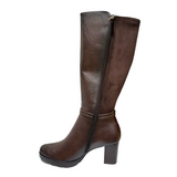 Patrizio Como Womens Long Leg Boots Igne Cioccolato