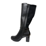 Patrizio Como Womens Long Leg Boots Pombia Nero
