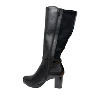 Patrizio Como Womens Long Leg Boots Pombia Nero