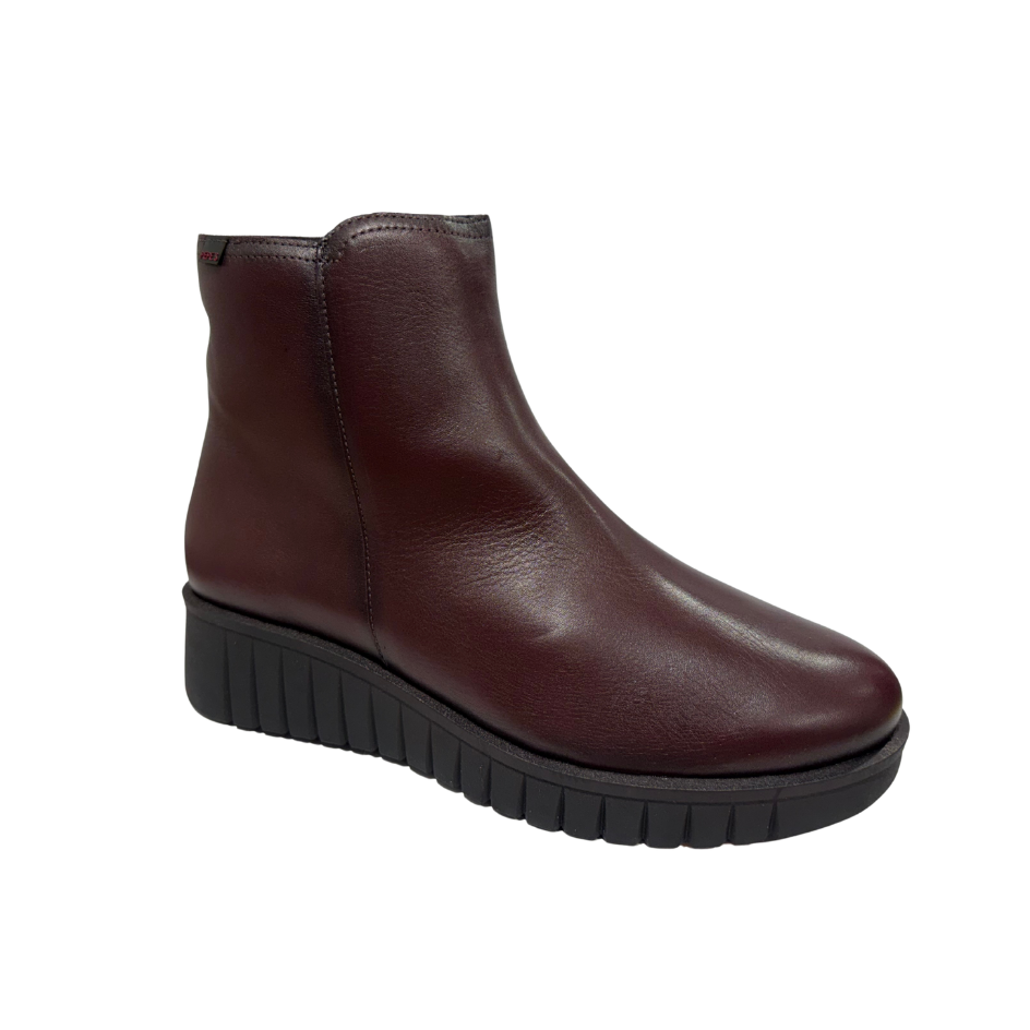 Pepe Saenz women's boot 21652 burgundy/black