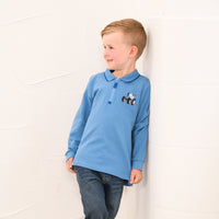 Lighthouse Boys Top Pier Blue Tractor