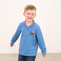 Lighthouse Boys Top Pier Red Tractor