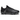 Black and silver football boot with studs and puma logo, designed for firm ground play.