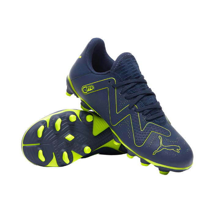 Puma Youth Future Play Football Boots FG AG Jr Persian Blue Pro Green