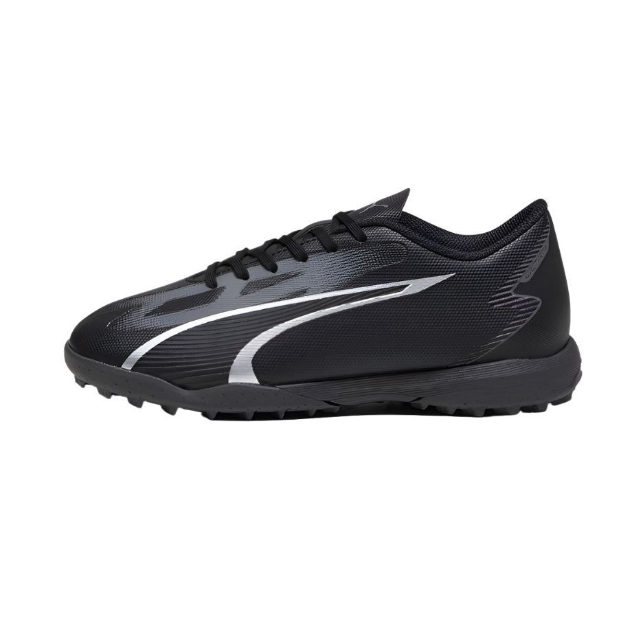 Puma Junior Ultra Play TT Football Boot Black/Asphalt