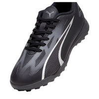 Puma Junior Ultra Play TT Football Boot Black/Asphalt