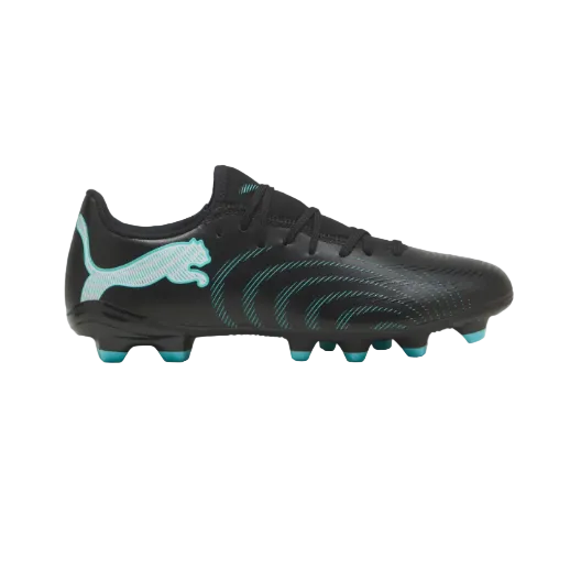 Puma Adults Football Boot Future 9 Play FG/AG Black/Intense Mint/White