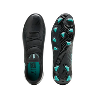 Puma Adults Football Boot Future 9 Play FG/AG Black/Intense Mint/White