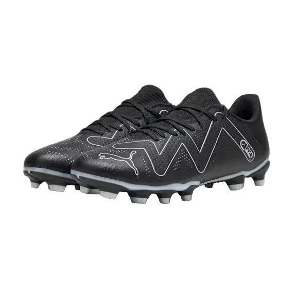 Puma Mens Future Play Football Boots FG/AG Black/Silver