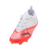 Puma Junior Football Boot Ultra 7 Play FG/AG Red/Black/White
