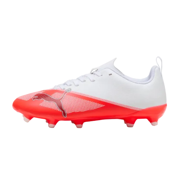Puma Junior Football Boot Ultra 7 Play FG/AG Red/Black/White