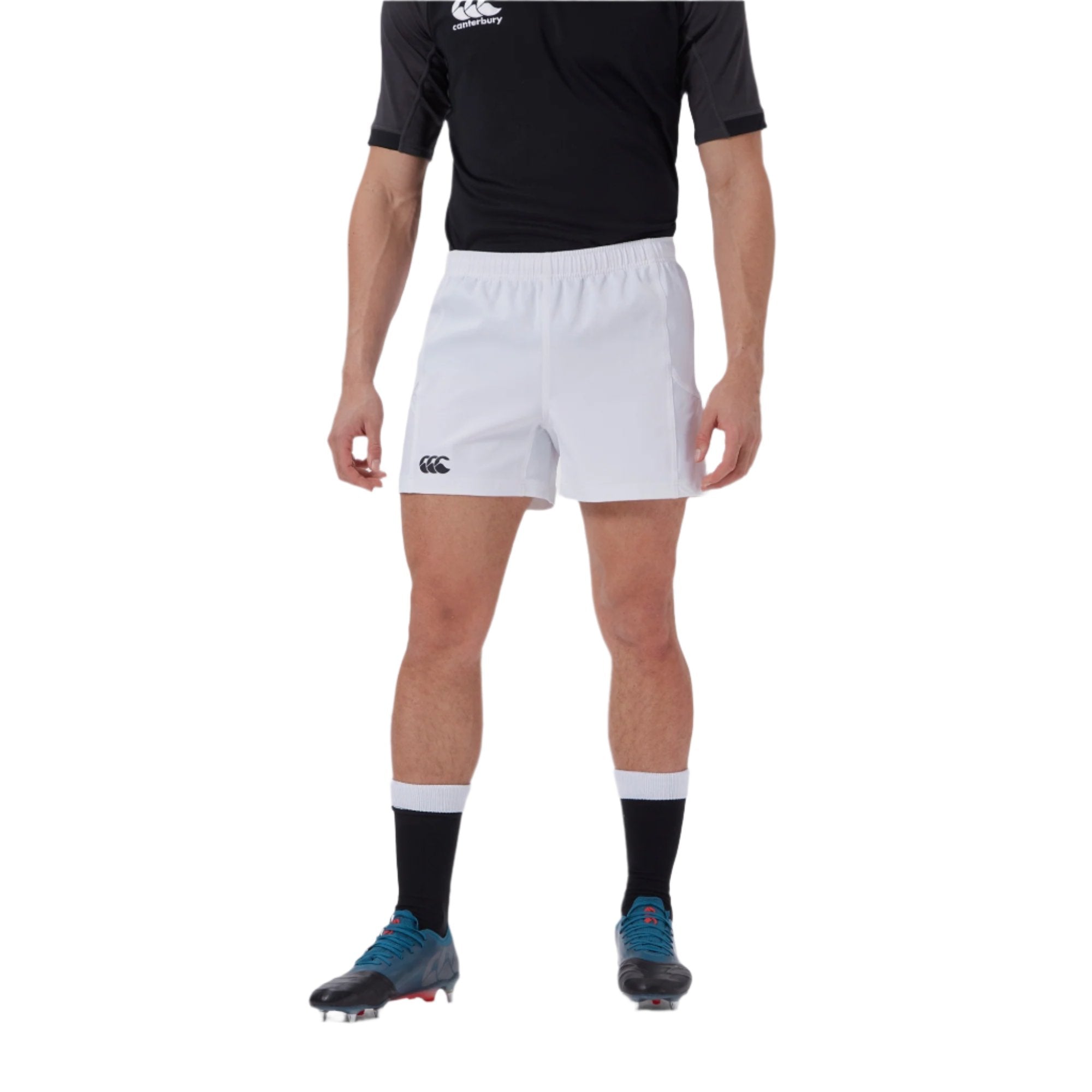 Canterbury men's white shorts with drawcord