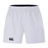 Canterbury men's white shorts with drawcord