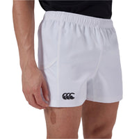 Canterbury men's white shorts with drawcord