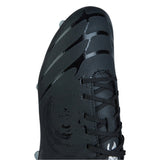 Canterbury kids' black and silver synthetic leather boot