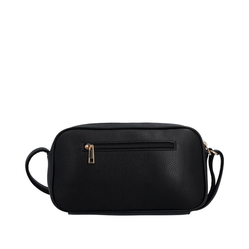 Remonte Womens Crossbody Bag Black/Cream/Gold