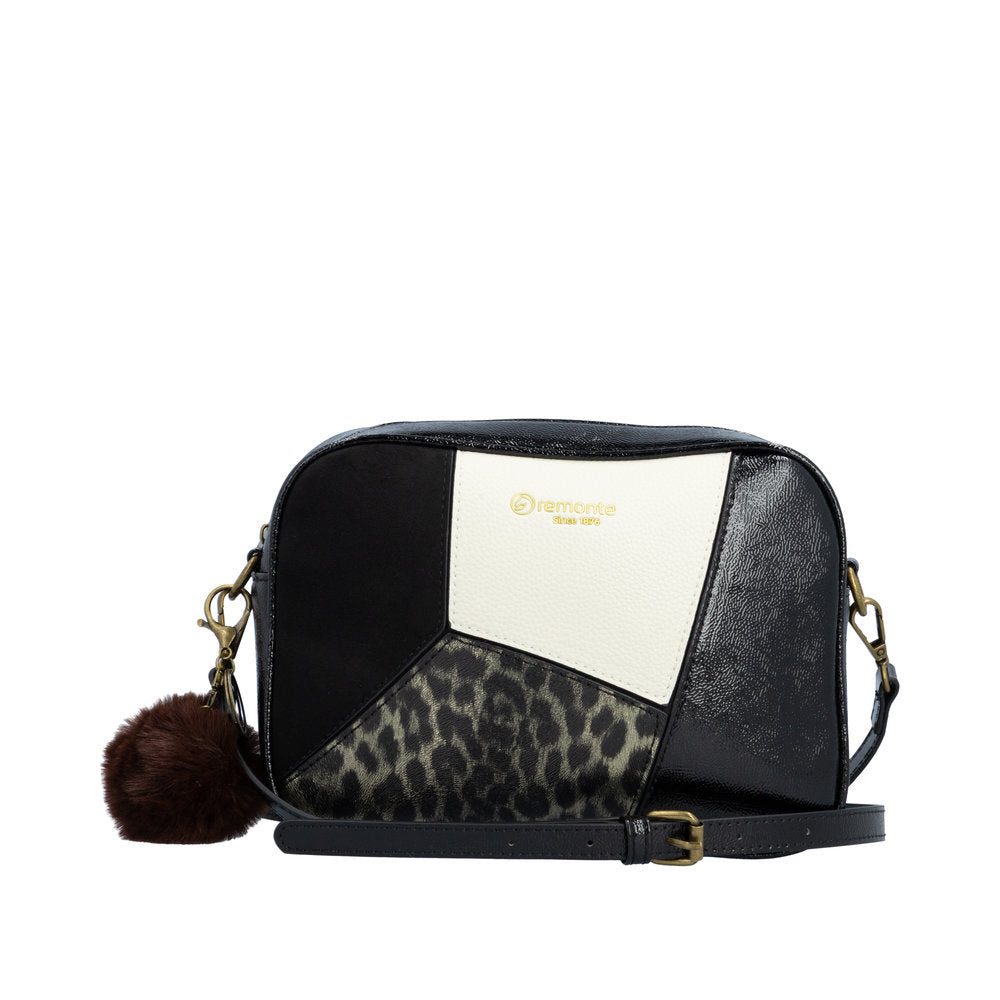 Remonte Womens Crossbody Bag Q0674-00 Black/Gold