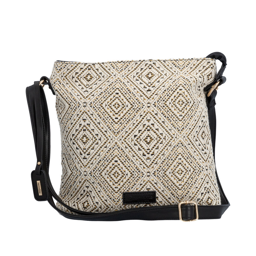 Remonte women's black and white bag with zip