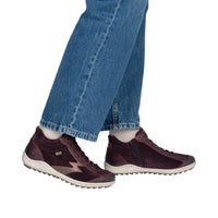 Remonte Womens Ankle Boot R1454-35 Red Combination