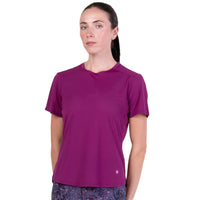 Ronhill Womens Tech T-Shirt Blackcurrant/Orchid