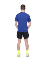 Ronhill Mens T-Shirt Tech S/S Dark Cobalt/Fluo Green