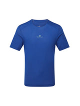 Ronhill Mens T-Shirt Tech S/S Dark Cobalt/Fluo Green