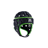 Gilbert Rugby Headguard Casque Protection Octane Black/Green