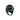 Gilbert black and green rugby headguard