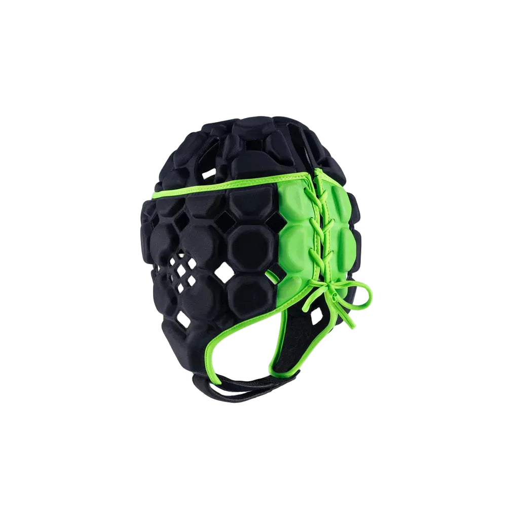 Gilbert Rugby Headguard Casque Protection Octane Black/Green