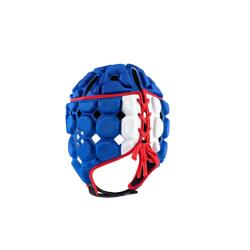 Gilbert Octane Rugby Headguard Blue/Red