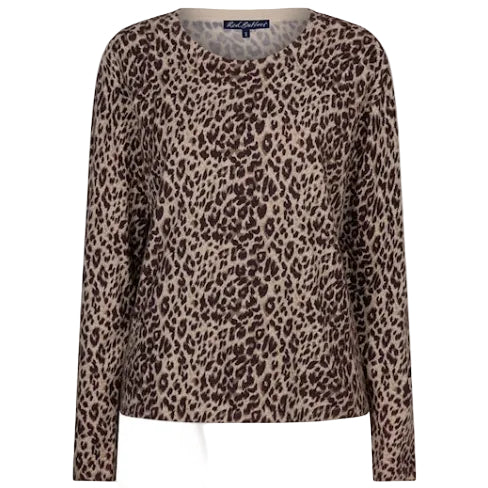 Red Button Womens Top Sweet Animal Print Burgundy