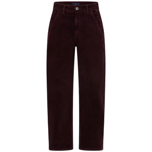 Red Button Womens Trousers Caitlina 19w Fine Cord Burgundy