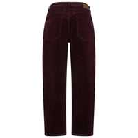 Red Button Womens Trousers Caitlina 19w Fine Cord Burgundy
