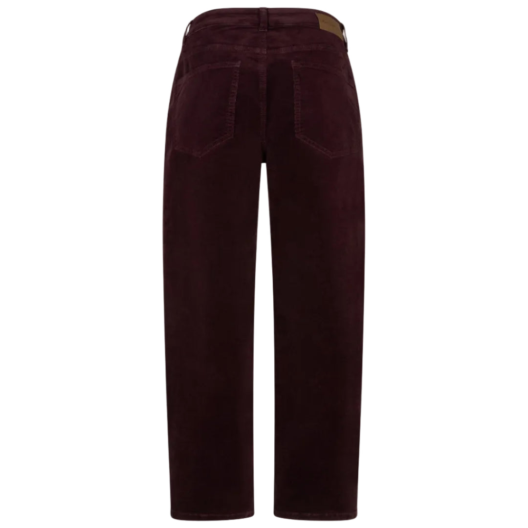 Red Button Womens Trousers Caitlina 19w Fine Cord Burgundy