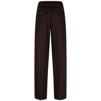 Red Button Womens Trousers Cleo Punta Pinstripe Espresso
