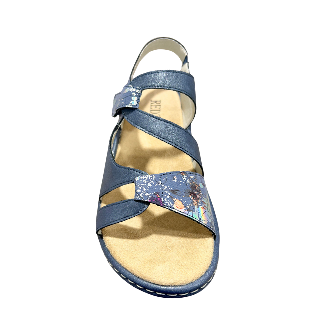 Redz Womens Sandal Y21002 Navy/Multi