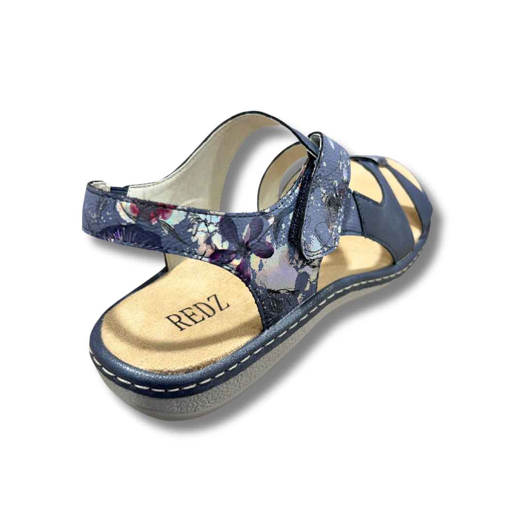 Redz Womens Sandal Y21002 Navy/Multi