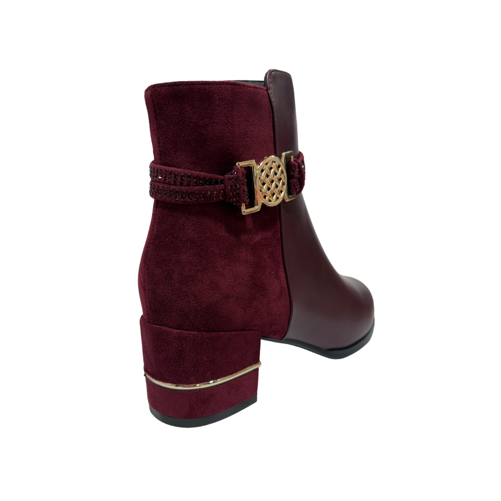 Redz Womens Boot F3166 Burgundy