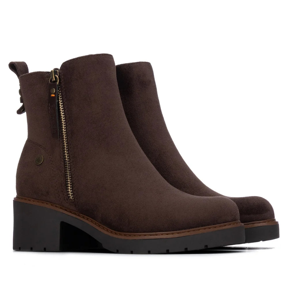 Refresh women's brown ankle boot